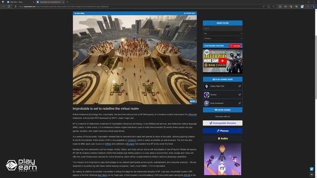 PlayToEarn Current Events #59 - Snapchat's #1 Games Provider Moves To Web3 Gaming With Super Snappy