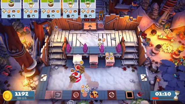 Overcooked 2: Winter Wonderland Seasonal DLC (2 Players No Commentary Gameplay) PC