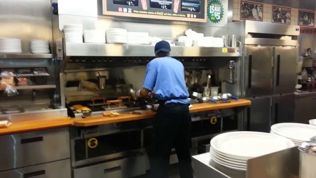 Crazy awesome waffle house cook!!!!