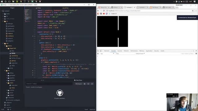 Matrix Projection - Day 17 - Nuthatch Game Engine