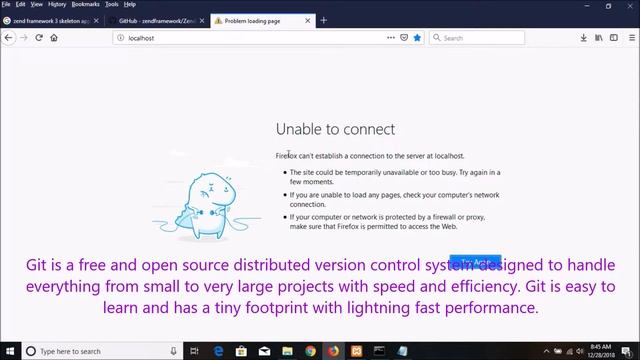 Zend 3 -Installation by git for beginners Part-02 | Zend framework 3 | How to download