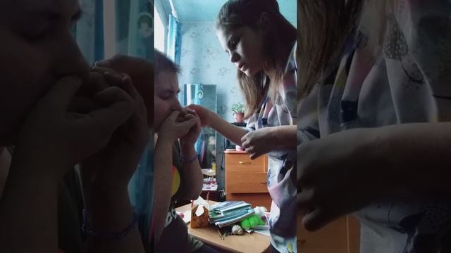 проколола нос в 12 лет!!!? ??