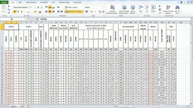 netcad netpro/atıksu raporlar