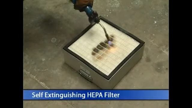 Flex Arm  HEPA Filter Fire Tests