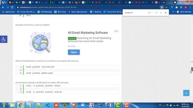 Instalar Postal Mail Server en Ubuntu 18.04 / 20.04