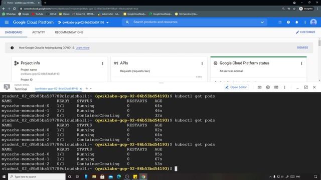 Deploying Memcached on Kubernetes Engine | Qwiklabs [GSP116]