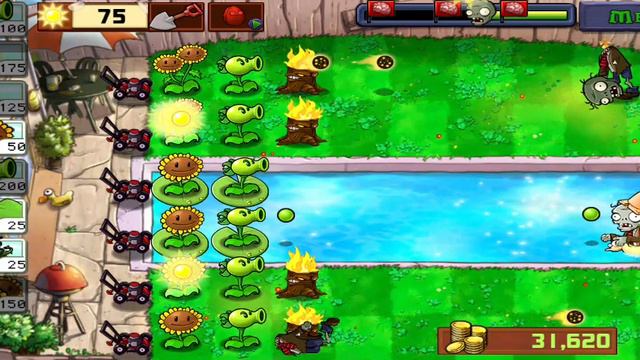 Растения против Зомби Уровень 8-2 
Plants vs Zombie Level 8-2