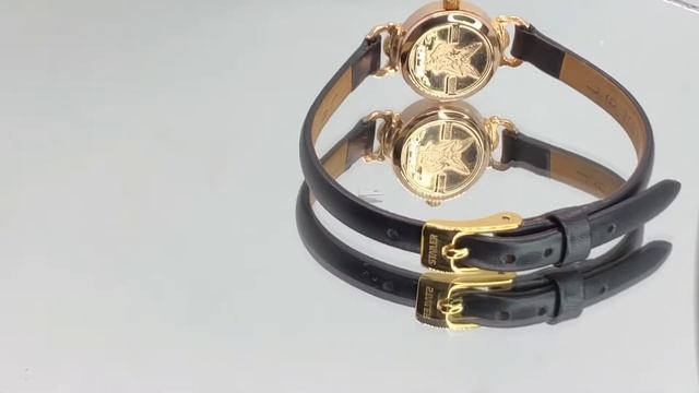 Золотые часы Ника кварц