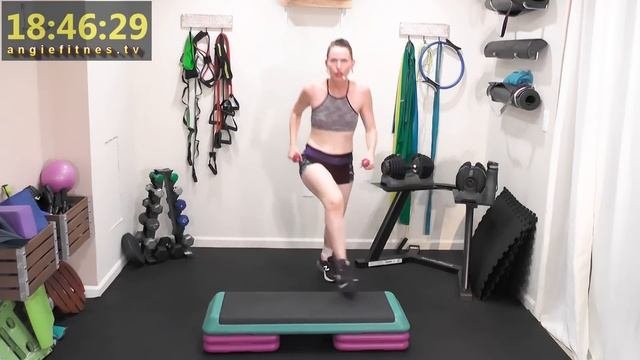 Get Fit In Just 40 Minutes With Our Step Aerobics Workout!