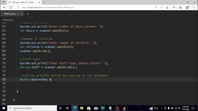 Payroll System in JAVA