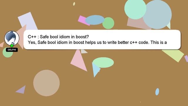 C++ : Safe bool idiom in boost?