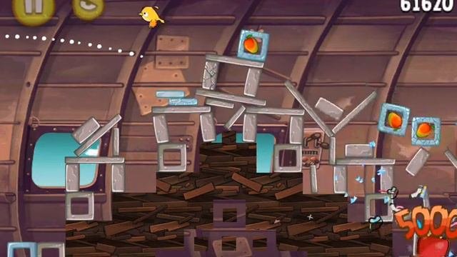 Angry Birds RIO Smugglers' Plane 12-8 Walkthrough 3 Stars HD