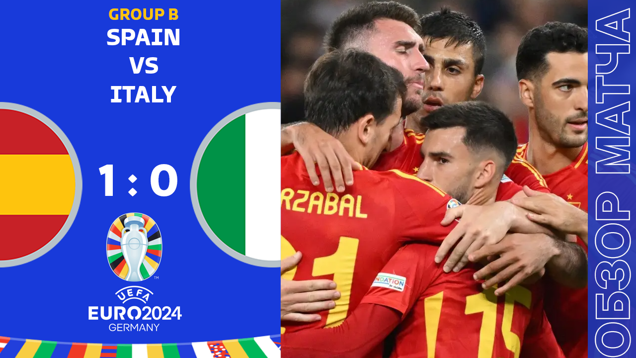 Испания 1-0 Италия Обзор Матча Евро • Группа B • Обсуждения • Статистика • Аналитика