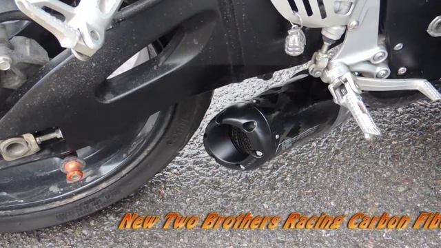 2007 Suzuki GSX-R600 with Two Brothers Exhaust