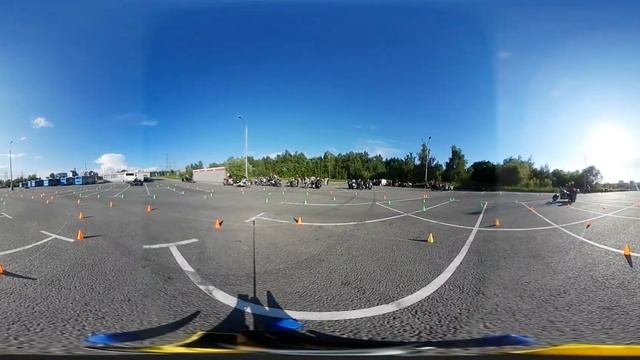 Джимхана на Ленинградке в формате l 360 Samsung Gear 360