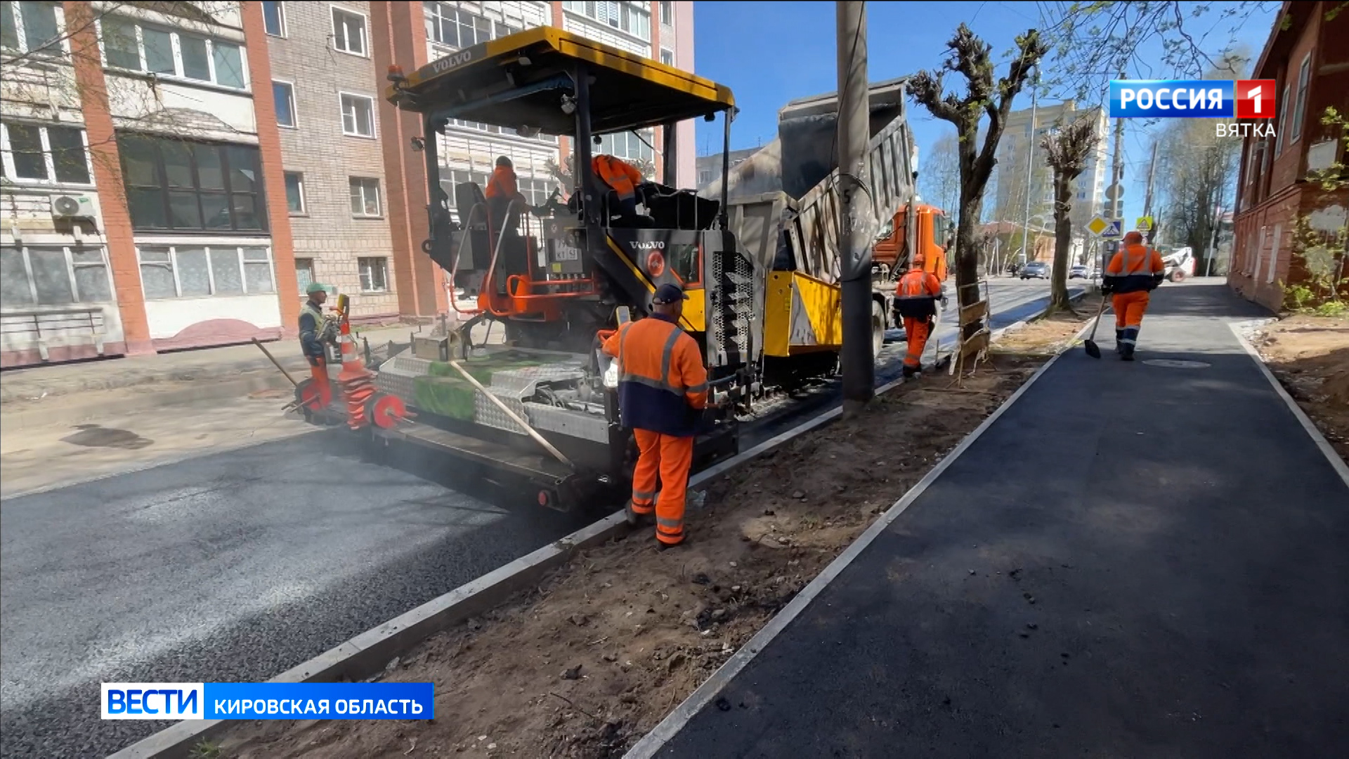 В Кировской области продолжается ремонт дорог регионального и местного значения