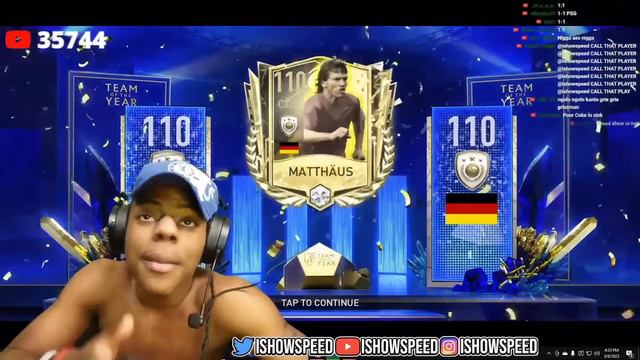 99 iShowSpeed's GREATEST FIFA Mobile Pack Opening      YouTube   Google Chrome 2023 03 18 12 15 36