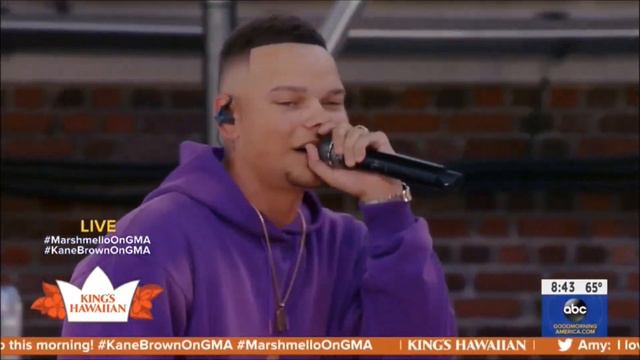Kane Brown & Marshmello Performance "One Thing Right" Live Concert August 30, 2019 HD 1080p