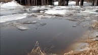 Река Лепша ледоход