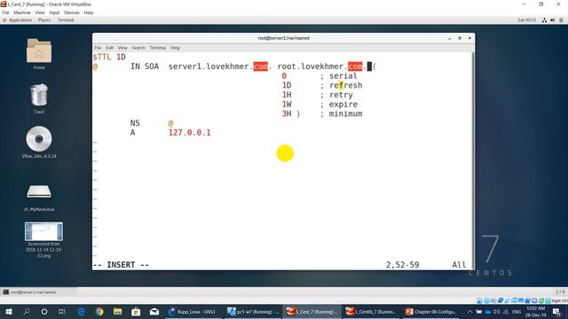 Primary and secondary dns server on Centos7 by Lecturer KIM NO @RUPP
