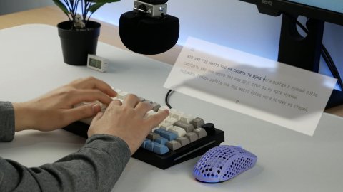 Тайпинг GMMK PRO + C³Equalz Tangerine + OSA Simple Grey PBT Doubleshot