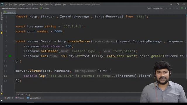 04 Node JS Server Creation in TypeScript | REST API with Node & TypeScript | UiBrains