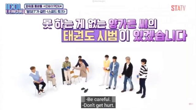 ENHYPEN Jungwon Taekwondo kick - Compilation