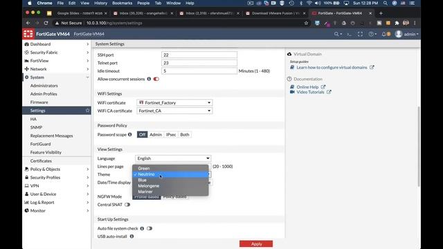 Fortigate firewall training for beginners
