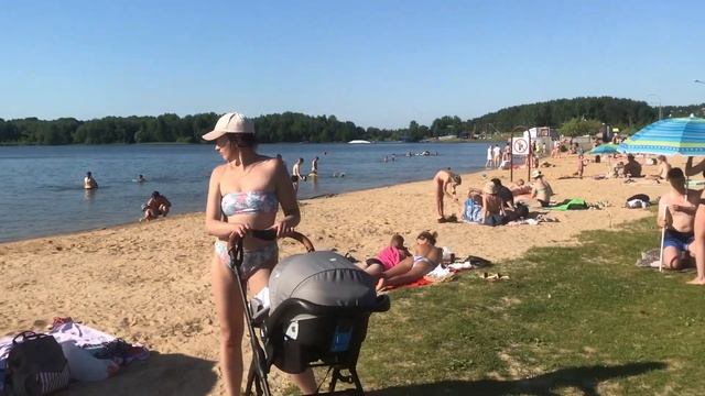 Часть 2 Цнянка. Цнянское водохранилище. Развлечения точки питания цены. Minsk. Belarus. Zna beach