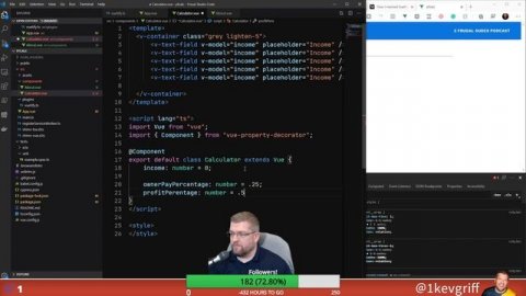 Working on my "Profit First" Calculator with VueJS and Vuetify