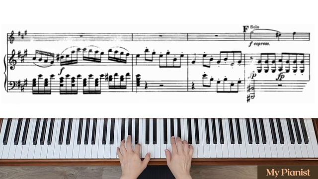Mozart - Violin Concerto No.5 in A, K.219, 1st Mov: Piano Accompaniment [Moderate]