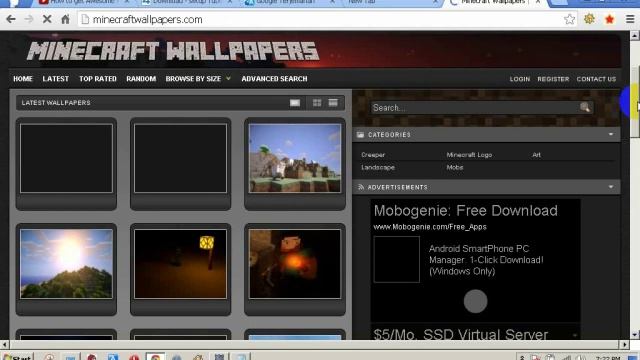 How to free download minecraft Wallpapers
