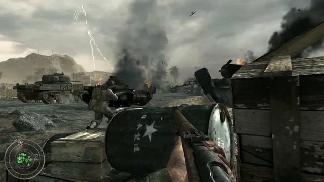 CALL OF DUTY WORLD AT WAR ПРОХОЖДЕНИЕ | ЧАСТЬ 3 - ЖЕСТКАЯ ПОСАДКА