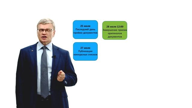 Видеобращение ректора А.С.Созинова в связи с окончанием приёма документов