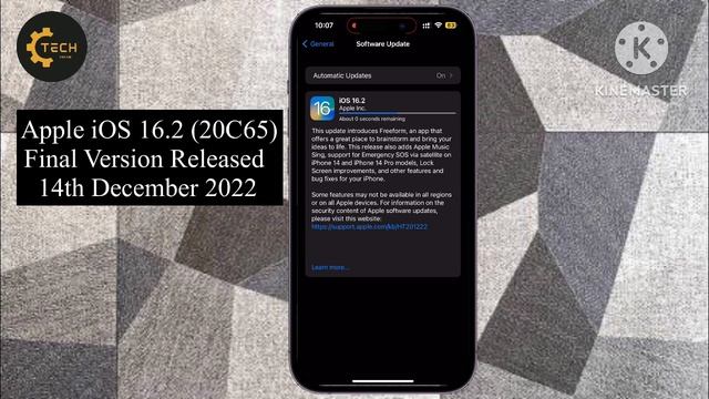 Apple iOS 16.2 (20C65) Final Version Released 14th December 2022