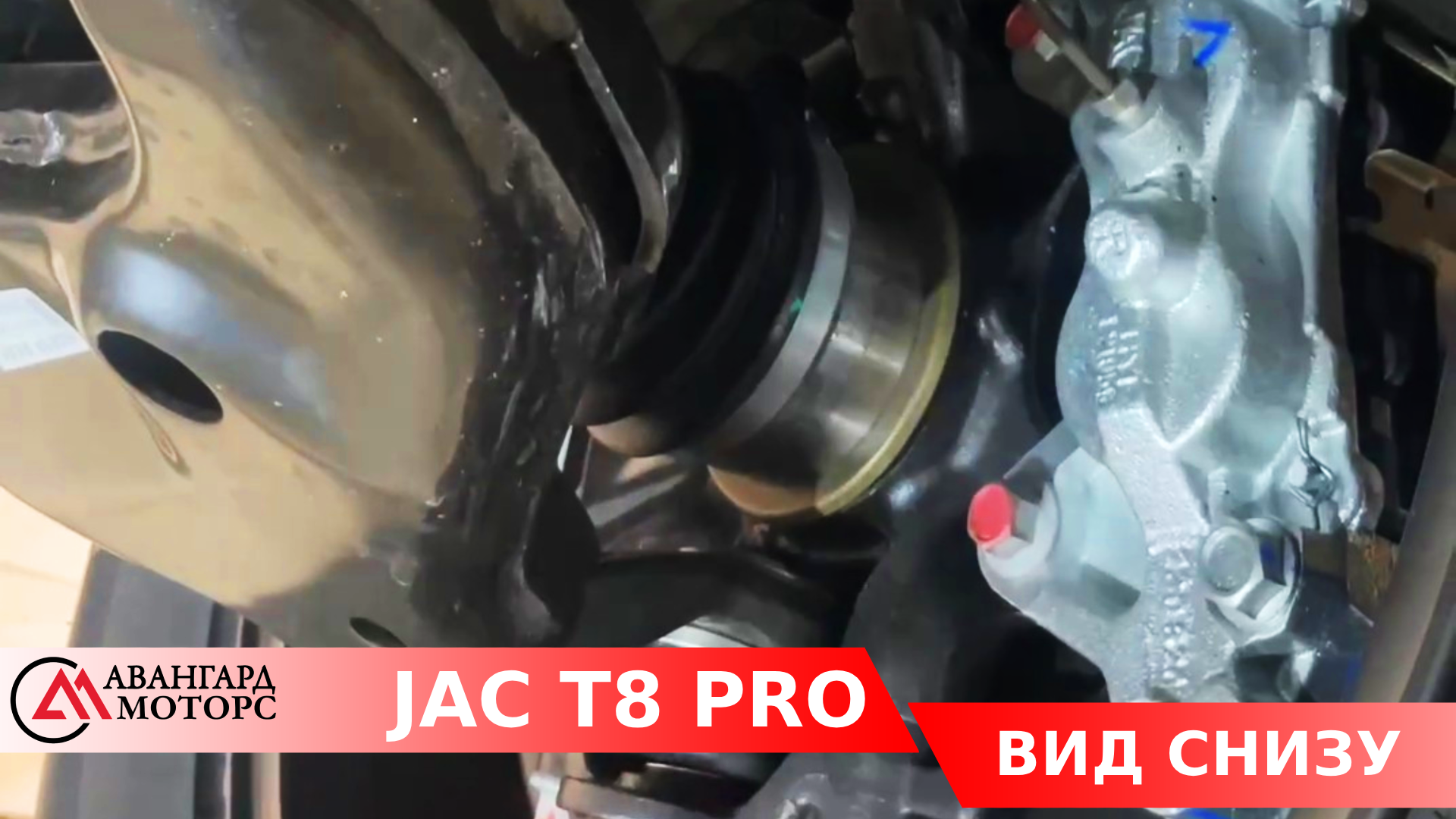 Пикап JAC T8 PRO "снизу"