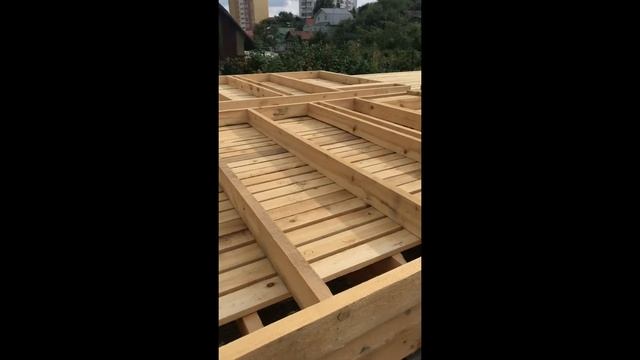 Размер Каркасной стены/Дома 6 на 12