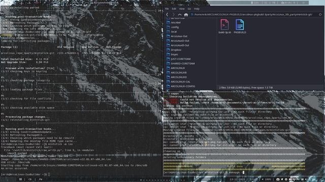 ArcoLinux : 2411 major Python update - some applications are not working - solution - mintstick