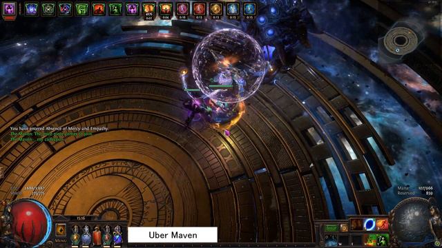 Path Of Exile 3.21 - Totem Explode  Build with Transcendence Tank Version Uber Bosses Showcase
