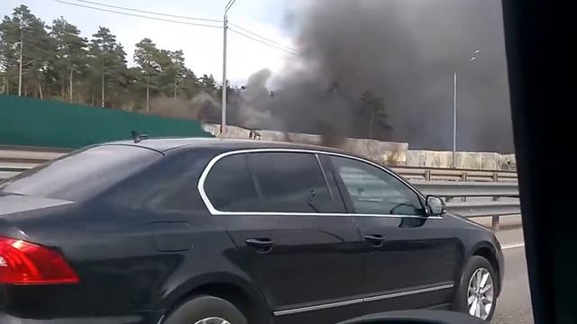 Пожар на Новой Риге