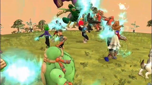 Cartoon Hero Battle Royale S3  SPORE