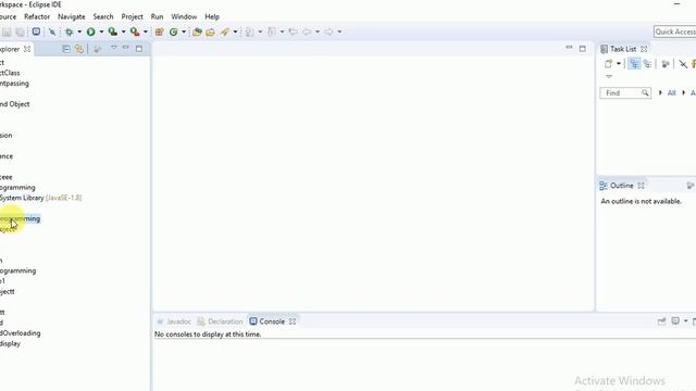 java Bangla Tutorial : Creating a First java Eclipse Project .