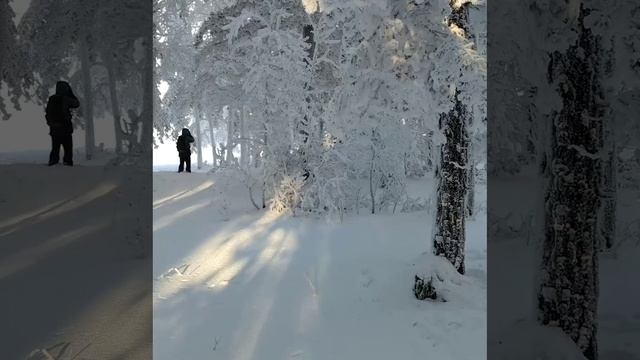 Зима в Красноярске ,утром -42 ❄️