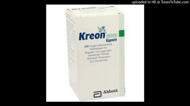 Kreon (Creon) 10000 IU 150 mg pancreatine digestive ...