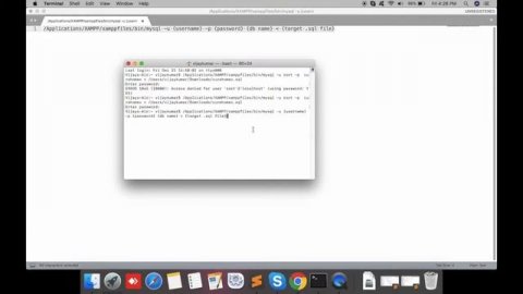 Xampp - PHPMyAdmin How to import large sql files - MacOS