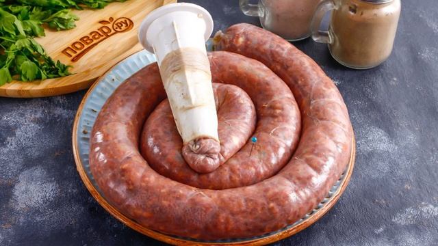 Колбаса из гречки и куриной печени