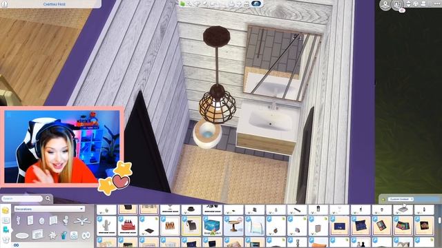 Using CUSTOM CONTENT ONLY To Build A House in The Sims 4 ? GIRL VERSUS SIMS 4 CC BUILD CHALLENGE ?