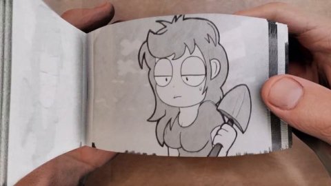 I DON'T LOOK LIKE A MINECRAFT DIRT BLOCK but animated FlipBook