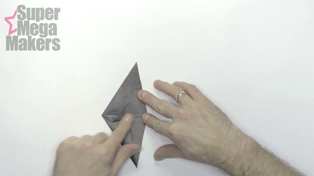 How to make paper whale. Easy origami