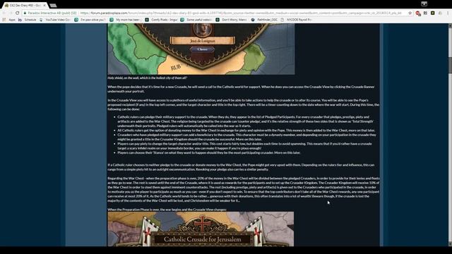 Crusader Kings 2: Dev Diary 83 5142018 Thoughts!